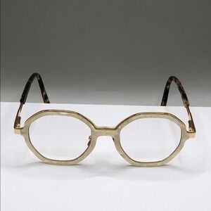 Coco and Breezy Cb lucy 101 Glasses FRAMES white opal gold UNISEX 48-20-147